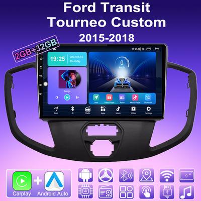 2 DIN Android Carplay автомобильное радио для Ford Transit Tourneo Custom 2015-2018 мультимедийный проигрыватель головное устройство стерео GPS навигация BT WIFI 2+32 ГБ