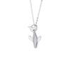 Mens Sterling Whale Dolphin Pendant Necklace Chain Fashion Locket Gift Boyfriend