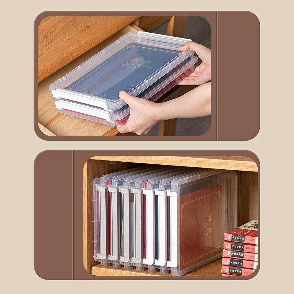 Paper Organizer Certificates Storage Box Documents Box Classification Box File Organizer Box