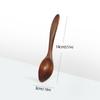 Wooden Soup Spoon Kitchen Bar Supplies Wooden for Honey Drinking Coffee Reusable Brown Handle For Eating Mixing Stirring Cooking