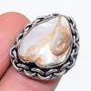 Biwa Pearl Handmade 925 Sterling Silver Jewelry Ring Size 6 D8l85