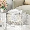 Tissue Box Household Glacier Pattern Living Room Bathroom Good-looking Light Luxury Paper Extraction Box