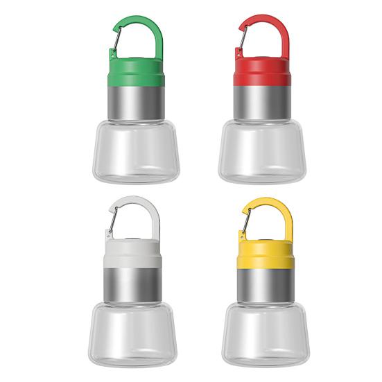 Уличный кемпинговый фонарь с USB-подзарядкой, водонепроницаемый, съемный, с подсветкой для бутылки с водой, портативный, для пеших походов, рюкзака, светодиодная подвесная лампа