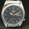 ОТРЕМОНТИРОВАННЫЕ ЯПОНСКИЕ МУЖСКИЕ АВТОМАТИЧЕСКИЕ ЧАСЫ SEIKO 5 7009A ВИНТАЖНЫЕ СИНЕГО ЦВЕТА a446153-1