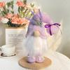 Purple Lavender Faceless Doll Crafts Gnome Doll Kids Gift Home Decor Mother's Day Dwarf Doll Desktop Ornament