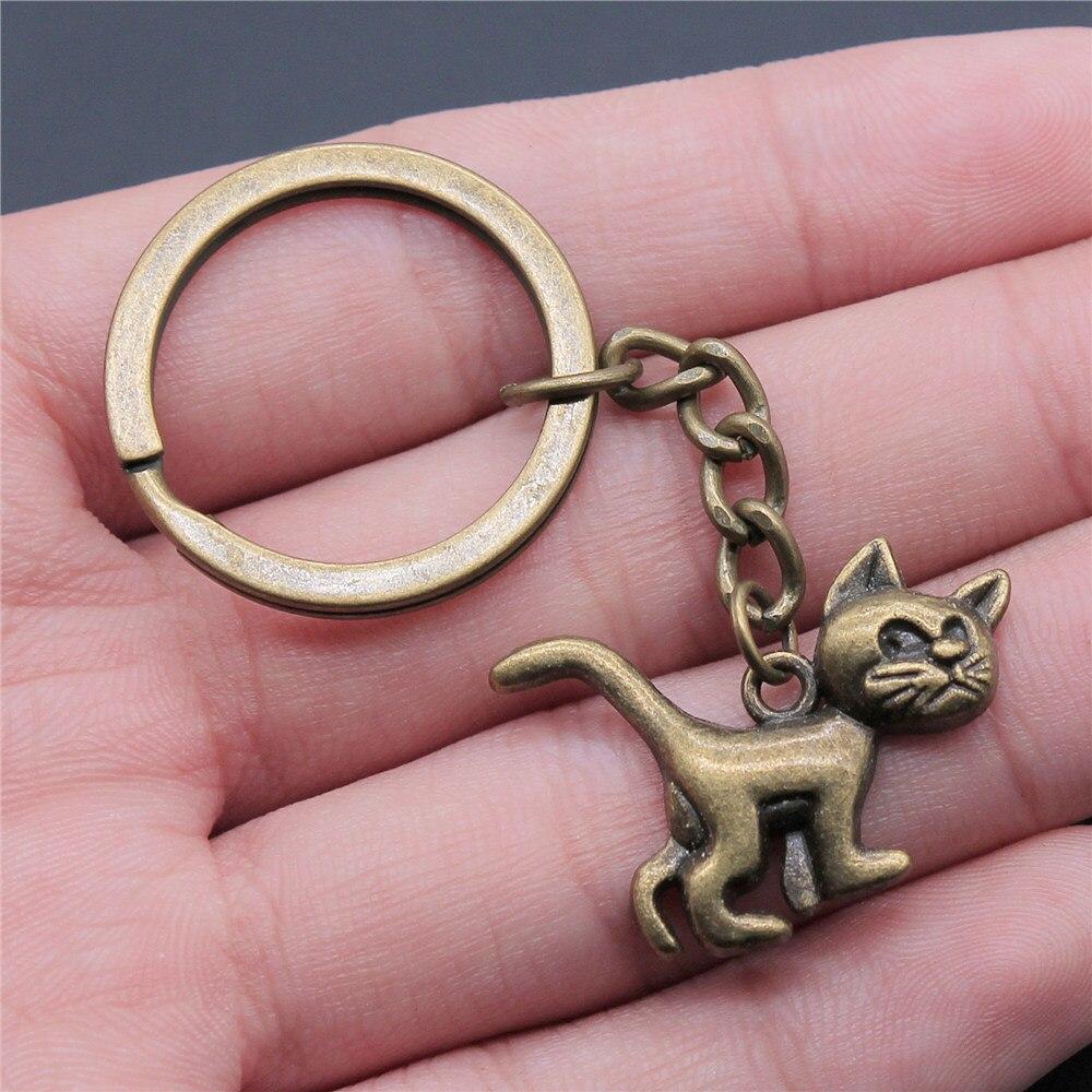 1 шт., 30x22 мм, подвески в виде кошки, брелок для подарков, идеи подарков