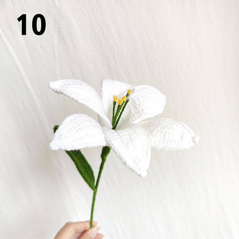 Подарок на День Учителя Подсолнух Вязаный Цветок Вязаный Цветок Ручной Работы Букет Домашний