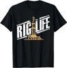 НОВАЯ ОГРАНИЧЕННАЯ серия Rig Life Roughneck Нефтепромысловая для рабочих вышки Футболка Размеры S-5XL Унисекс Футболка