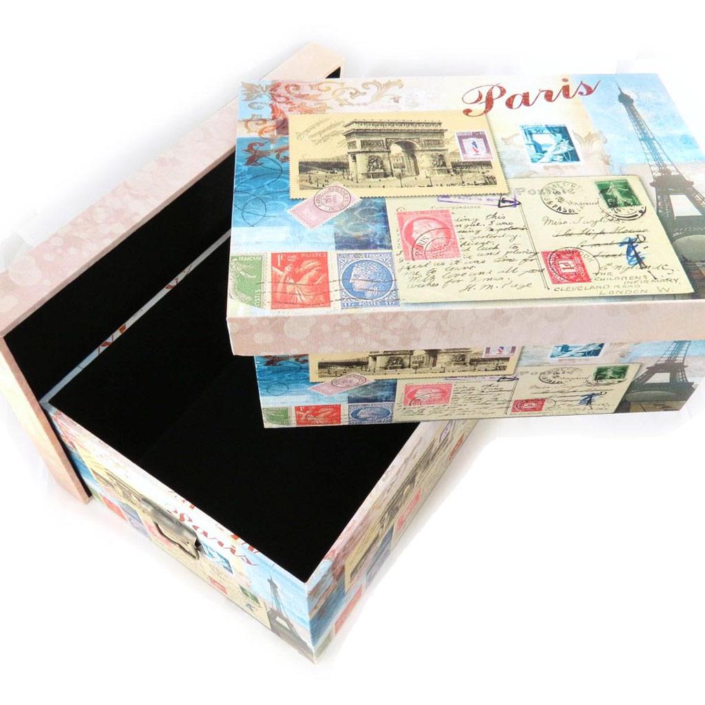 Les Trésors De Lily [J4647] - Set of 2 Souvenir Boxes 'Tour Du Monde'