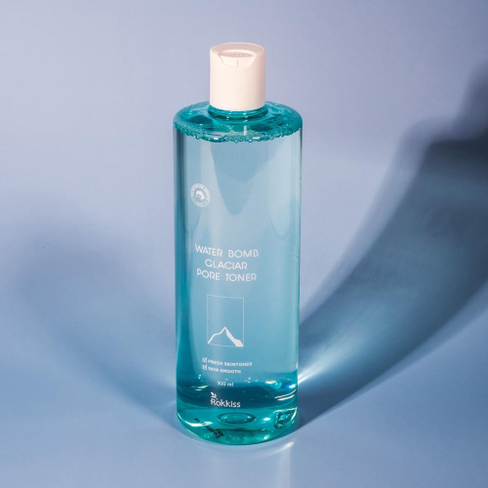 Rokkiss Водный бальзам 50 Мягкий кислотный тонер для пор с ледниковой водой 500 мл 2