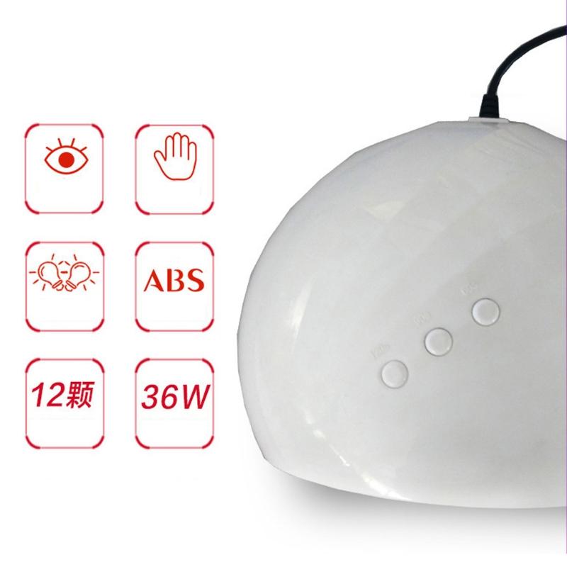 Portable 36W UV Dryer UV Resin Curing Lamp 30s 60s Timer Nail Art Manicure Gel Dryer USB Charge Jewerly Making Tool