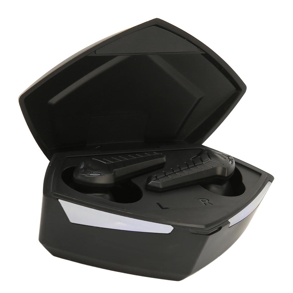 Bluetooth Gaming Earbuds Stereo Low Latency Dual Modes Wireless Earphone with Built In Mic for Phone Laptop Black