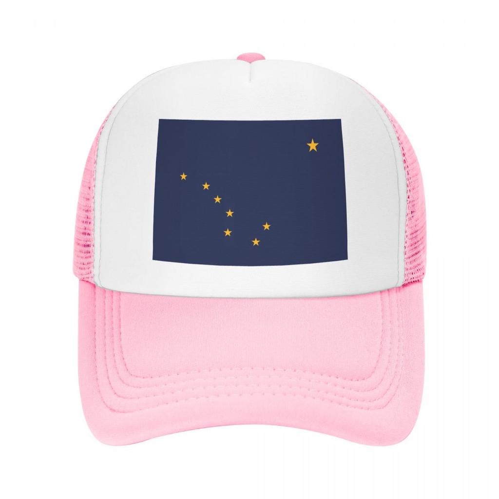 Flag Of Alaska Unisex Cap Casual Plain Baseball Cap Adjustable Snapback Trucker Hats For Women Unisex