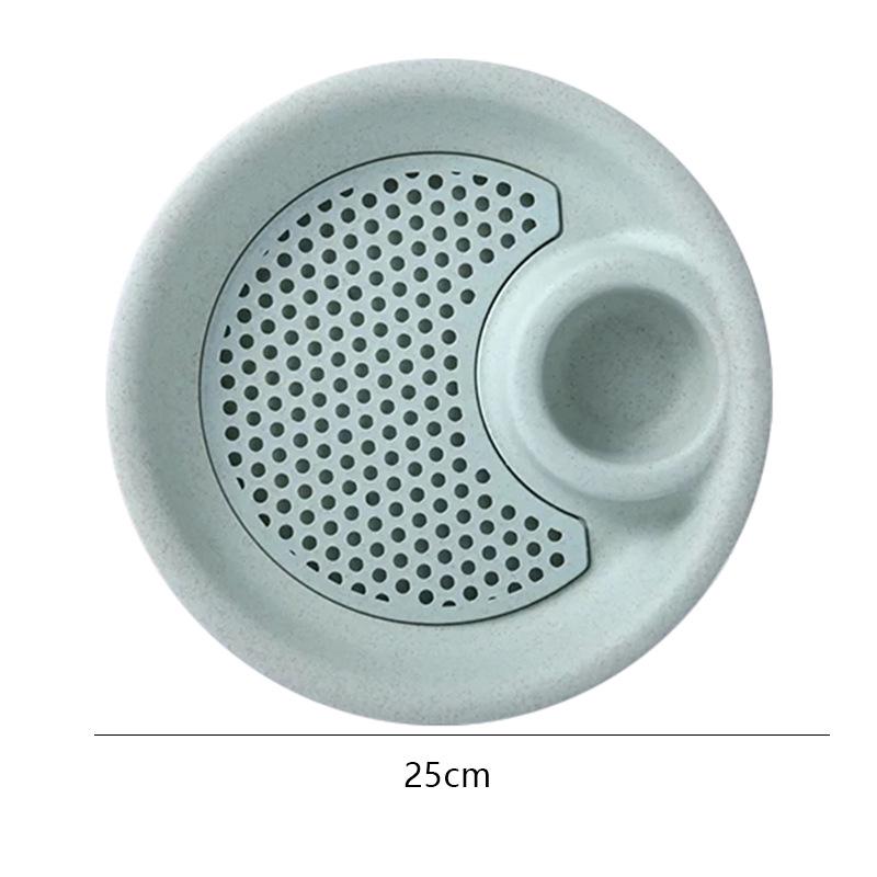 Тарелка из пшеничной соломы Nordic: Универсально подходит для фруктов, овощей, пельменей и салатов. Идеально подходит для использования дома и в гостинице. Прочный и экологичный.