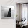 86*86mm Stainless Steel 1/2/3 Gang 1 Way Light Switch Touch Sensor Switch Wall Lamp LED