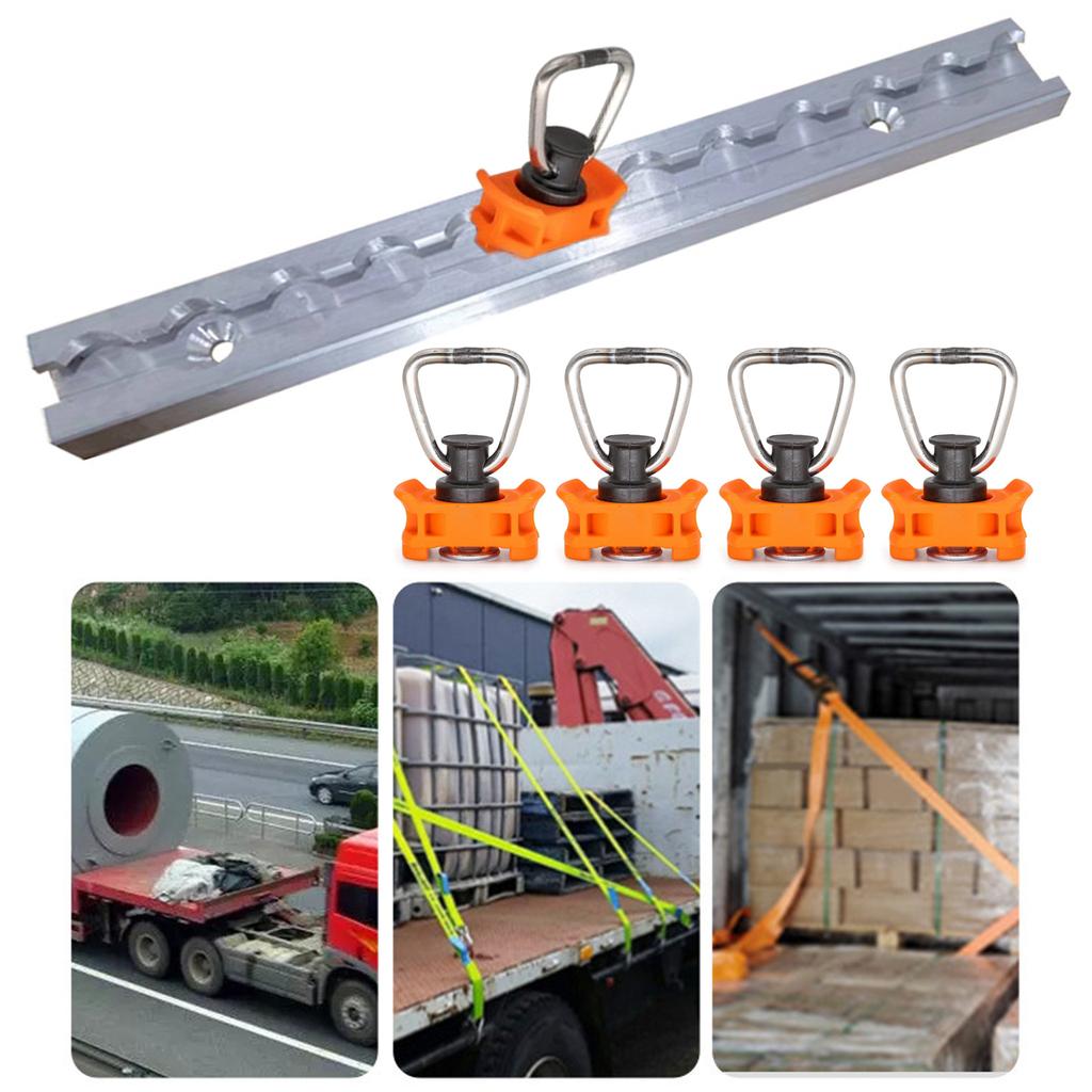 Airline Rail Single End Fittings Suitable For Secure Lashing and Trailers Transport Cargo Control Motorhome Rear Garages