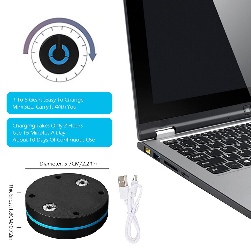 Электрический мышечный массажер Портативный Мини Массажный пластырь-стимулятор для шеи, спины, шейного отдела EMS 6 режимов Облегчение мышечной боли Расслабление