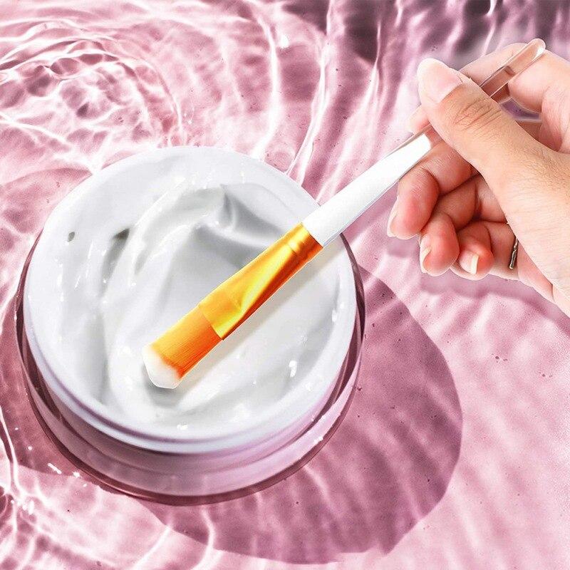 Набор кистей для маски из 4 предметов включает в себя мягкие веерные кисти для лица, кисть-аппликатор для кислоты, мягкие кисти-аппликаторы, инструменты для макияжа