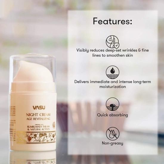 Vasu Ночной крем для омоложения кожи 50 мл