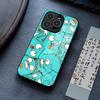 Чехол для телефона Bug Cat C-Capoo для iPhone 16 Pro Max 17 14 15 Plus 13 Mini 11 12 X XR XS 8 7 Plus SE Стеклянная крышка