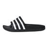 adidas Адилетте Аква Амортизация Быстросохнущие Детские Уличные Шлепанцы Черно-Белые F35556