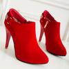 Модные весенне-осенние новые ботильоны на высоком каблуке, сексуальные модные лодочки для женщин, ботильоны на тонком каблуке с платформой и стразами, женские