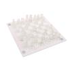 1Set Craft  Glass Chess Set Acrylic Chess Board Anti-Broken Chess Game
