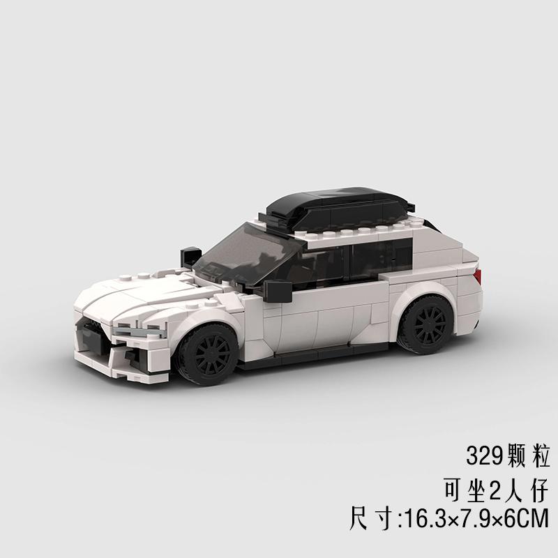 MOC Скорость Спорт Супер Гоночный Автомобиль Модель Строительные Блоки DIY Кирпичи Город Технический Ралли Отличный Гоночный Автомобиль Рождественский Подарок Игрушка