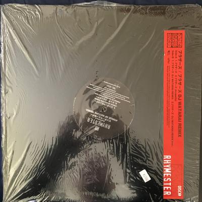 12-дюймовая пластинка RHYMESTER Brothers Big Wednesday NLAD031 NEXT LEVEL REC 1999 Япония Рэп Хип-хоп R&B Б/у
