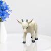 Animal Model Lovely Shape Collectible PVC Simulation Goat Model Figure for Gift