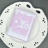Cute Pink Love Bow Card Album 3 Inch Mini with 16 Internal Pages Idol Card Collect Book PVC Collectible Card Album Postcard Book