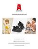 Зимние повседневные туфли ABCkids для детей постарше: Толстая подошва, Плюс бархат, Унисекс, Папский стиль