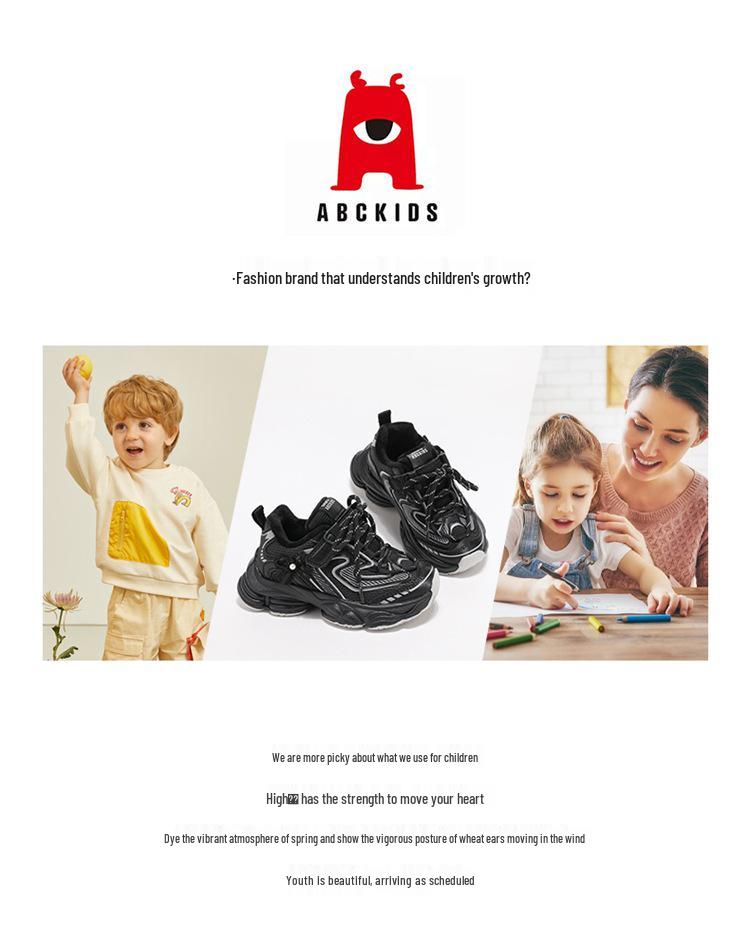 Зимние повседневные туфли ABCkids для детей постарше: Толстая подошва, Плюс бархат, Унисекс, Папский стиль