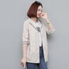 Women's Plus Size Short Hooded Jacket Casual Hooded Cardigan Windproof Jacket