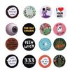 Metal Lapel Pins Cute Circular Enamel Badges Stranger Things Manga Brooches For Women Genshin Impact Backpacks Hijab