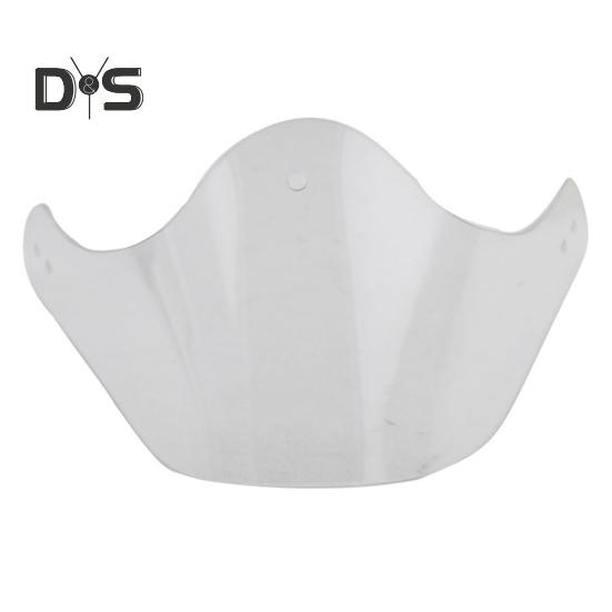 Универсальный защитный шлем, прозрачный козырек, устойчивый к царапинам, противотуманный хоккейный щиток, вентилируемый дизайн, небьющийся, широкий обзор, прочная хоккейная лента для хоккея с шайбой