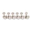 Musiclily Pro Vintage 6-String Guitar Locking Tuners for Squier Classic Vibe StratTelecaster, Nickel Oval Buttons
