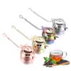 Durable Teapot Shape Kitchen Gadget Diffuser Herbal Spice Filter Tea Infuser Tea Strainer