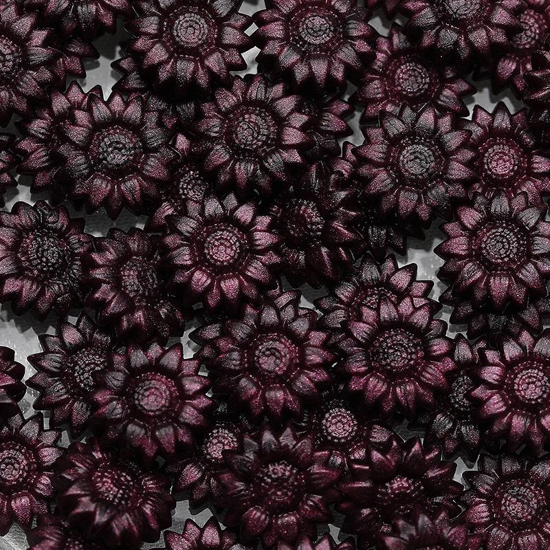 Huidisi Перламутровые Гранулы Сургуча Смешанных Цветов Подсолнух для Штампов