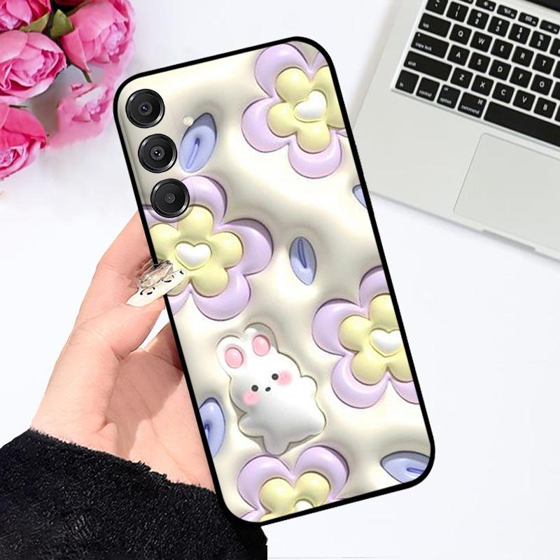 Для Samsung A16 Чехол A16 4G 5G Цветная Печать Ударопрочный Силиконовый ТПУ Чехол для Телефона Для Galaxy A15 Милый Астронавт Бампер Capa