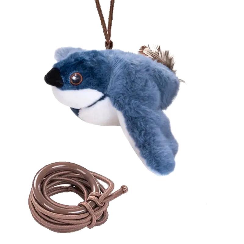 Интерактивные игрушки для кошек, перезаряжаемая летающая птица, крыса, кошка, игрушка, щебечущая, хлопающая птичка, можно добавить кошачью мяту, активируемая прикосновением, плюшевая игрушка