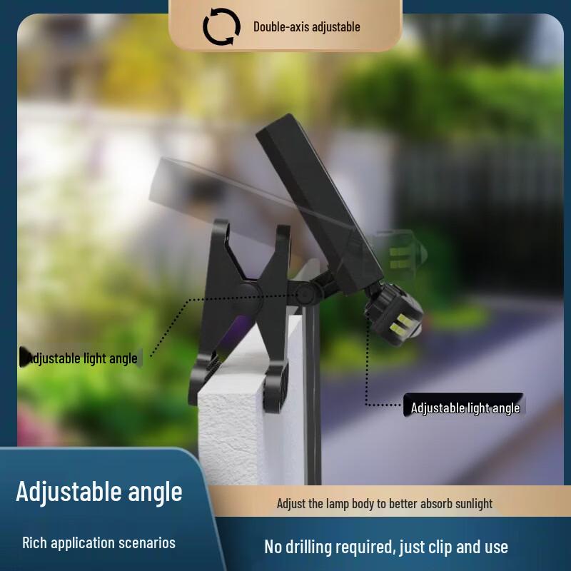 Solar Outdoor Clip Light
