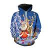 European and American Hot Selling Christmas Snowman Sweatshirt Men's Hoodie 2023 Spring and Autumn Cross-border 3D Printed Hoodie