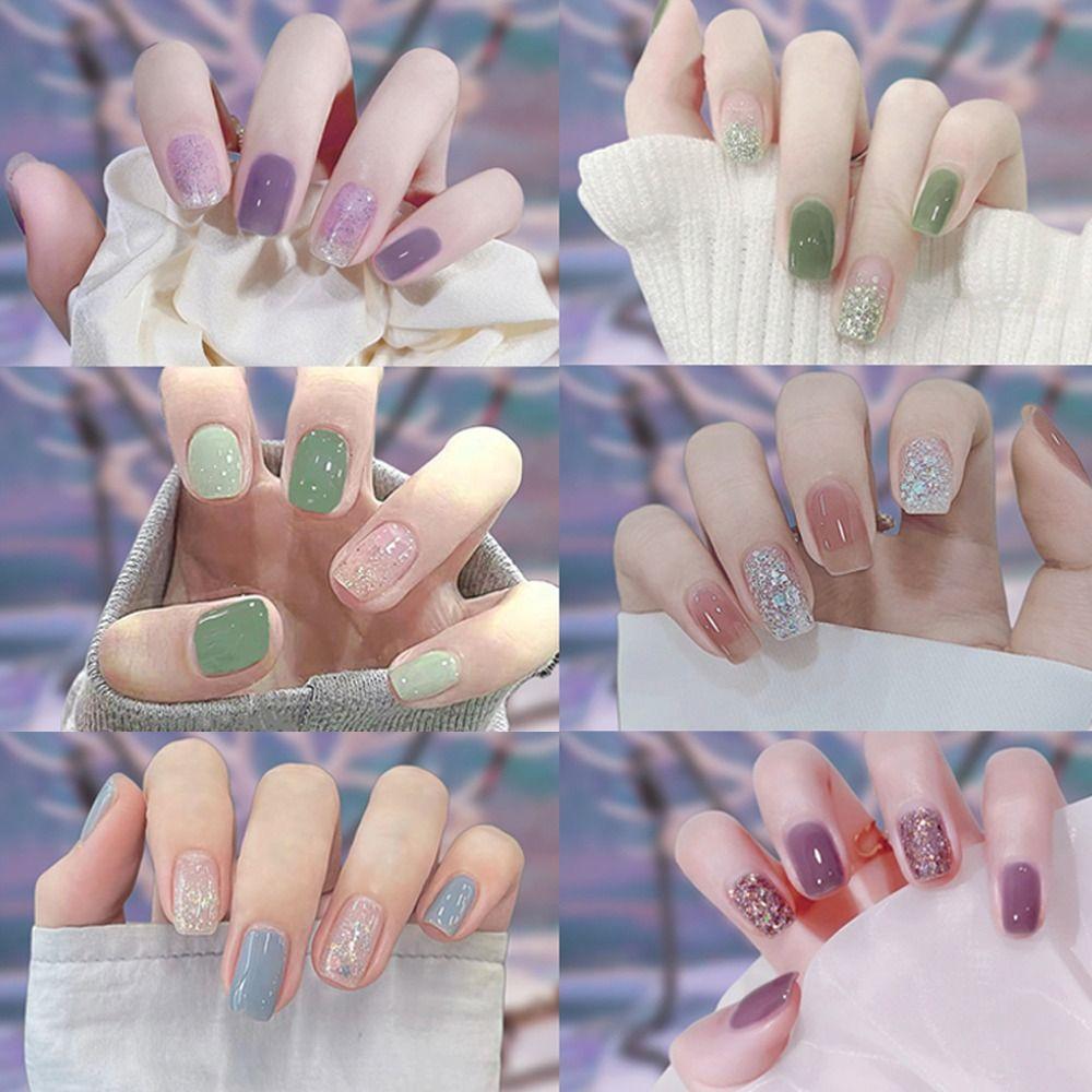 14 советов: блестящие полоски гелевого лака для ногтей, самоклеящиеся наклейки для дизайна ногтей, создание дизайна ногтей своими руками