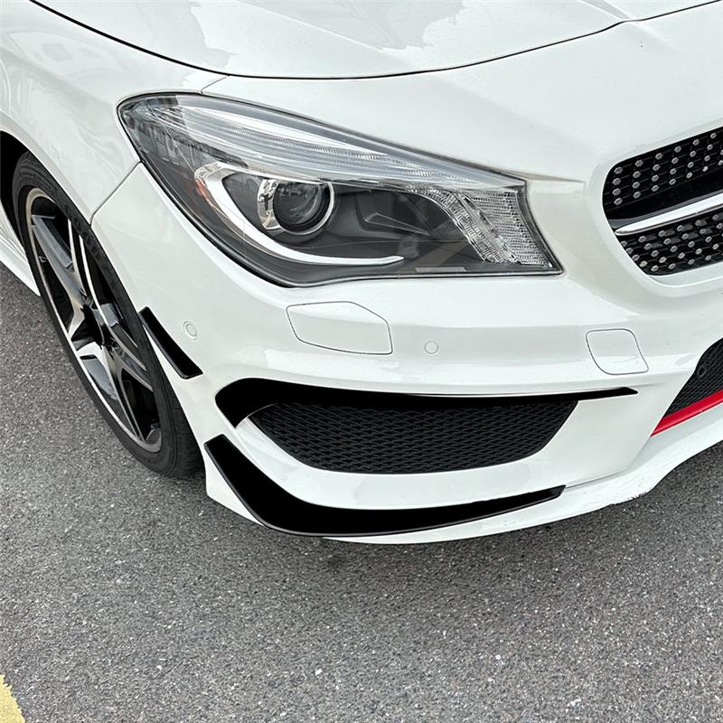 Authentic For Mercedes Benz CLA Class C117 AMG Line 2013-2015 Front Bumper Lip Splitter Spoiler Diffuser Cover Trim