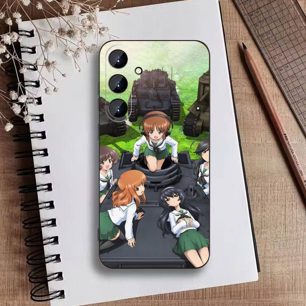 G-GIRLS U-Und P-PANZER Чехол для телефона Samsung Galaxy A73,21,22,32,71,53,52,51,80,5G Мягкий черный чехол