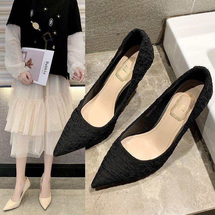Girl High Heels For Women With Pointed Toe And Slipon Design For Daily Wear