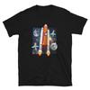 Cat Cats In Space Awesome Graphic Design T-Shirt