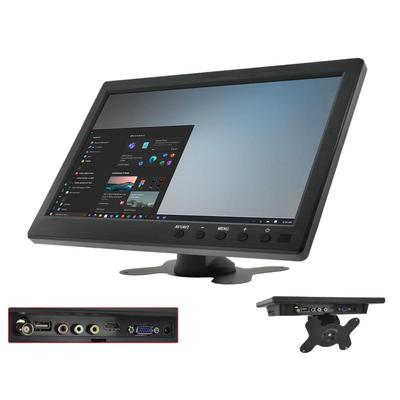 10,1-дюймовый автомобильный монитор HDMI VGA для ТВ, портативный ПК, дисплей системы домашней безопасности, цветной ЖК-экран для камеры заднего вида
