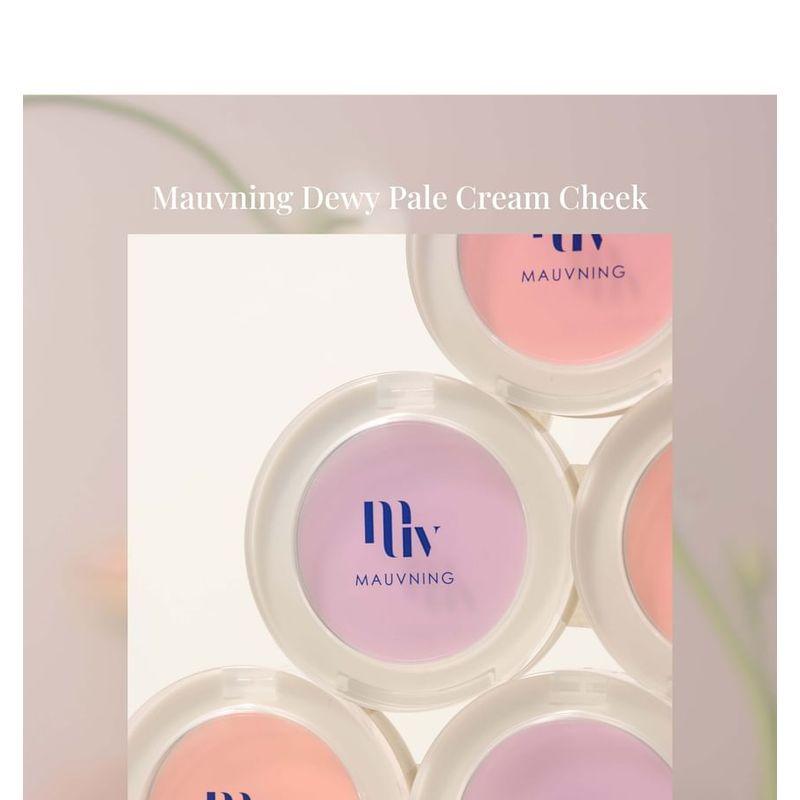 MAUVNING - Dewy Pale Cream Cheek - 4 Colors